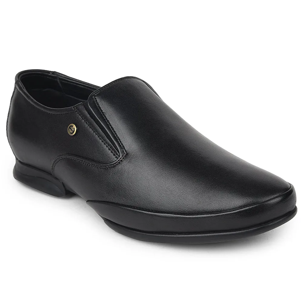 Healers Black Formal Non Lacing Moccasins For Mens J757-03 By Liberty Dress Shoe Update Straps