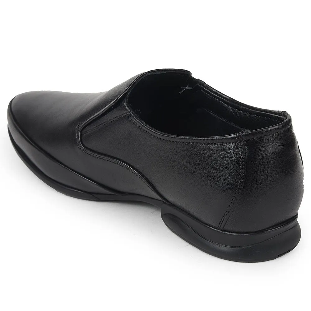 6pm Dress Shoes Healers Black Formal Non Lacing Moccasins For Mens J757-03 By Liberty