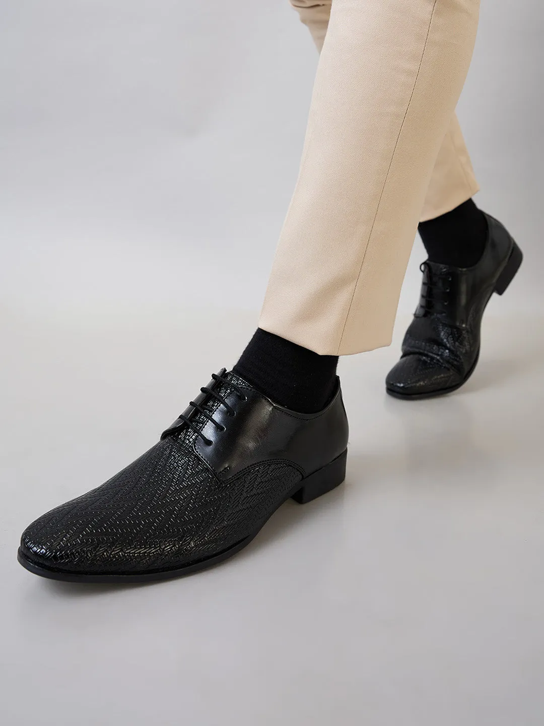 Repair Scuffed Dress Shoes Regal Black Men Formal Textured Leather Lace Ups