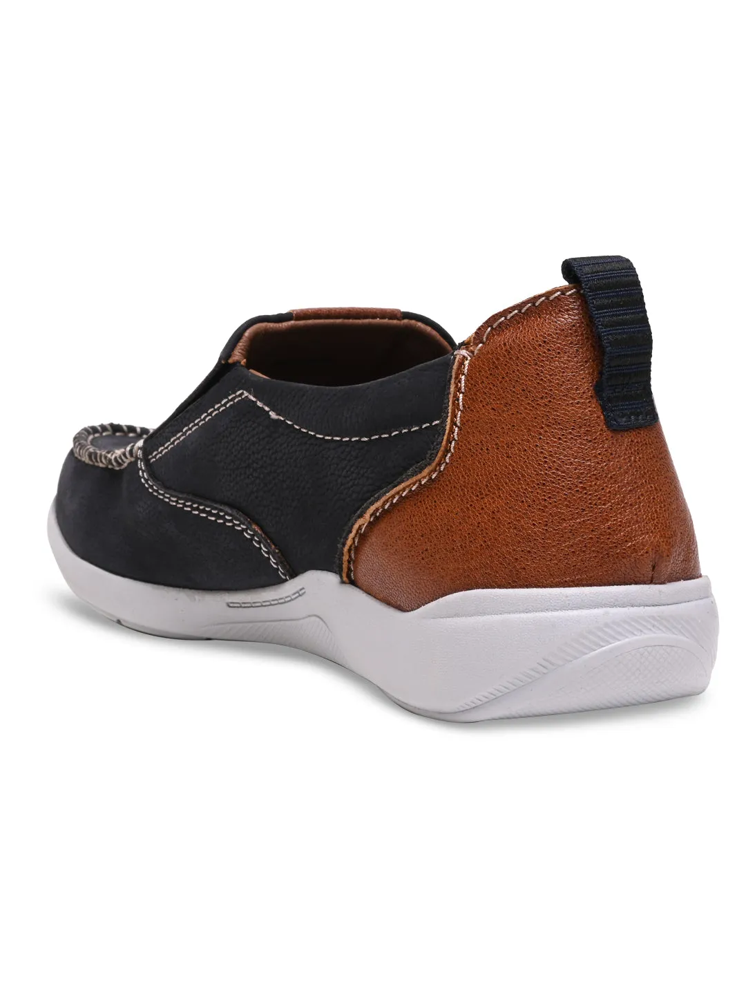 Slip On Fur Regal Blue Men Casual Slip Ons