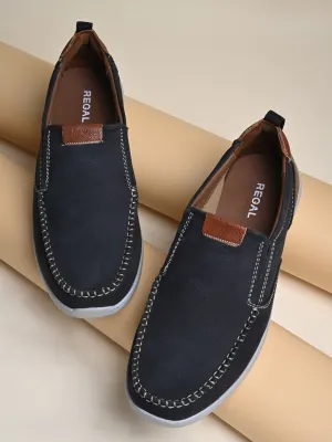 Regal Blue Men Casual Slip Ons Dc Slip On Shoes