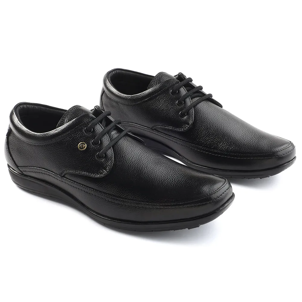 Healers Black Formal Lacing Derby Shoes For Men HA1-12 By Liberty Matching Dress Shoes And Belt