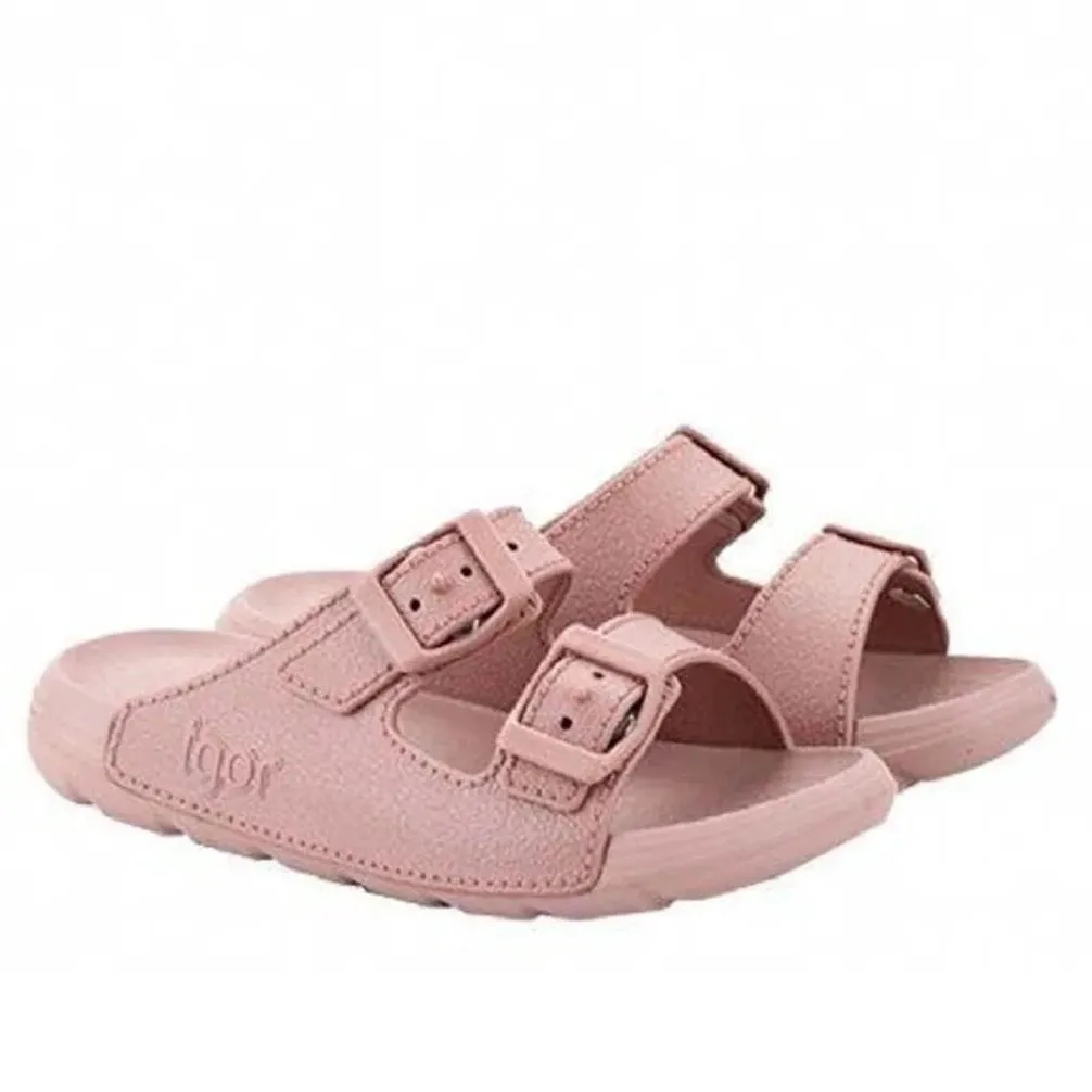 Igor Girl's Kai Sandal - Rosa Wide Wedge Sandals