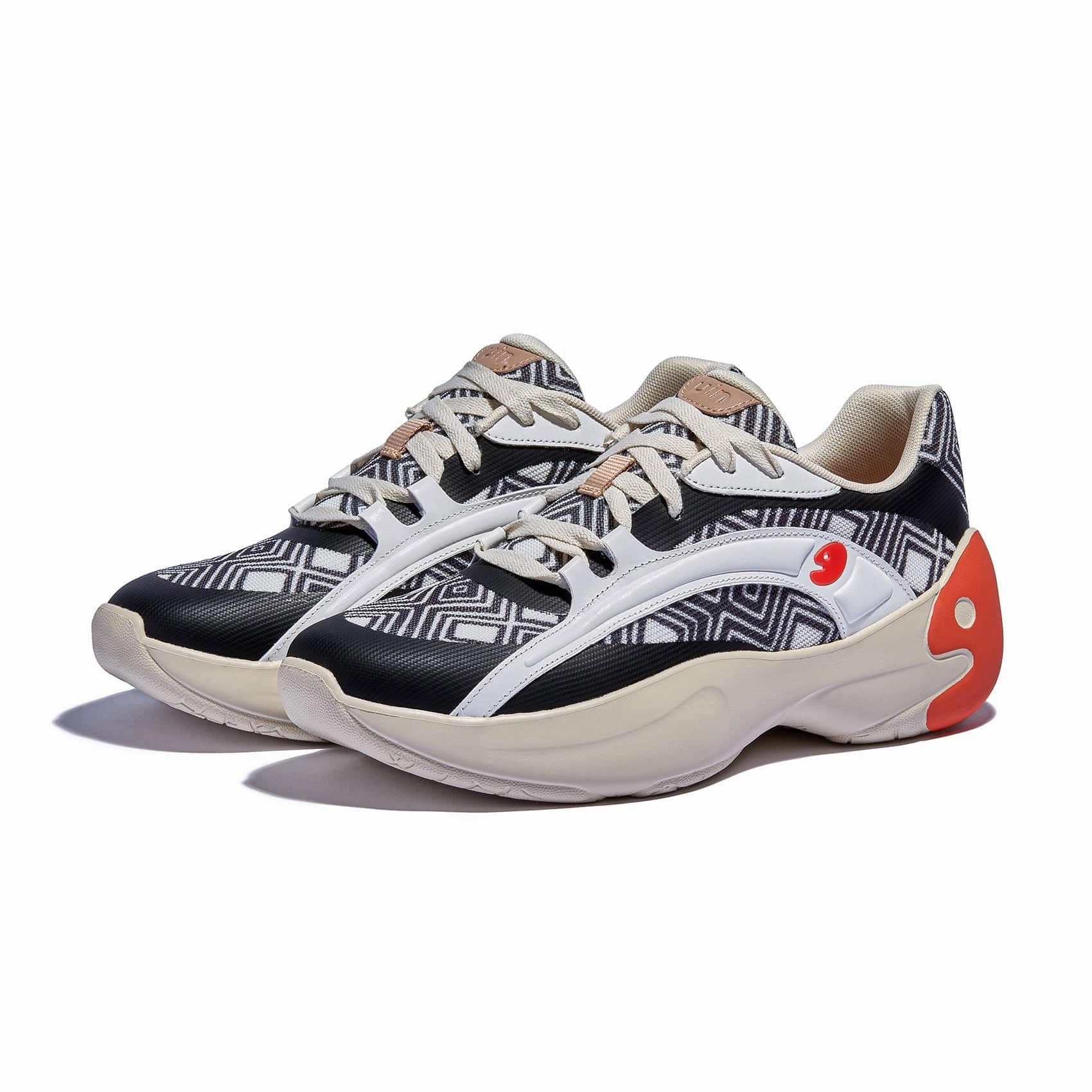 Square Maze Salamanca II Men Silver Sneakers Gym