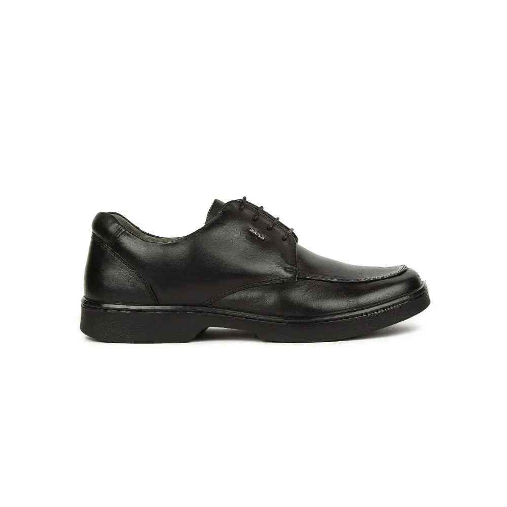High Gloss Dress Shoes Windsor Black Lacing Formal Shoes For Men 2046-01 By Liberty