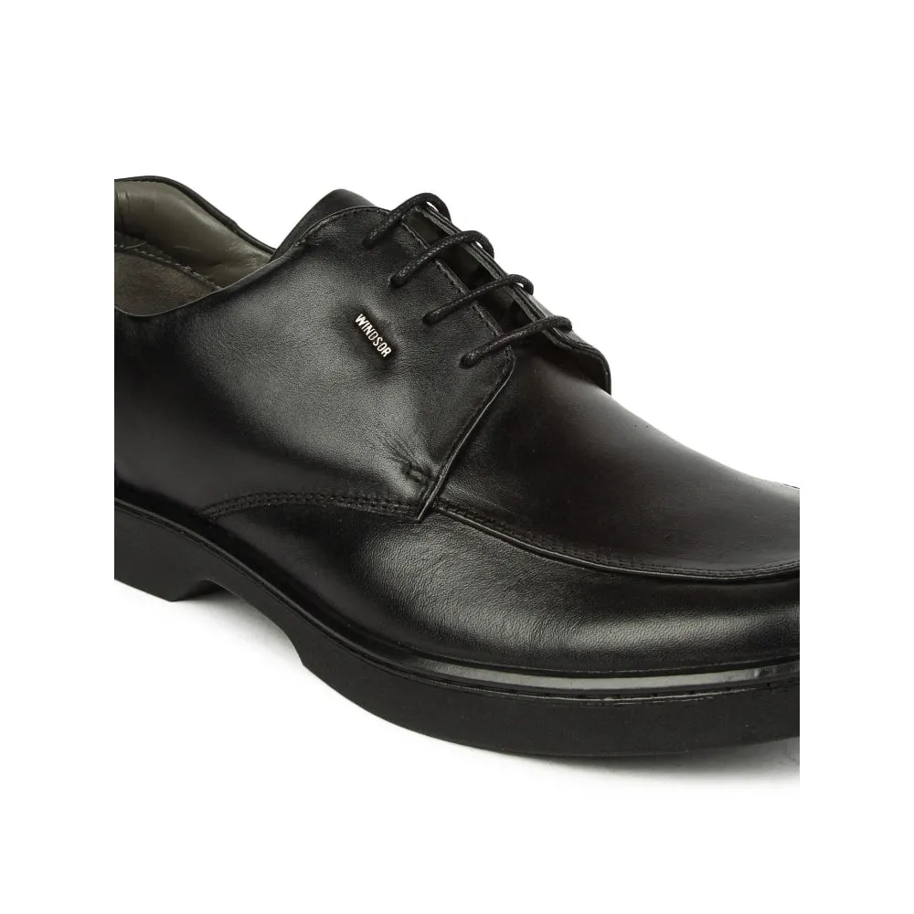 Windsor Black Lacing Formal Shoes For Men 2046-01 By Liberty Elsa Dress With Shoes