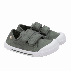 Kool Kiy Sneakers Igor Boy's And Girl's Barefoot Canvas V Shoes - Kaki
