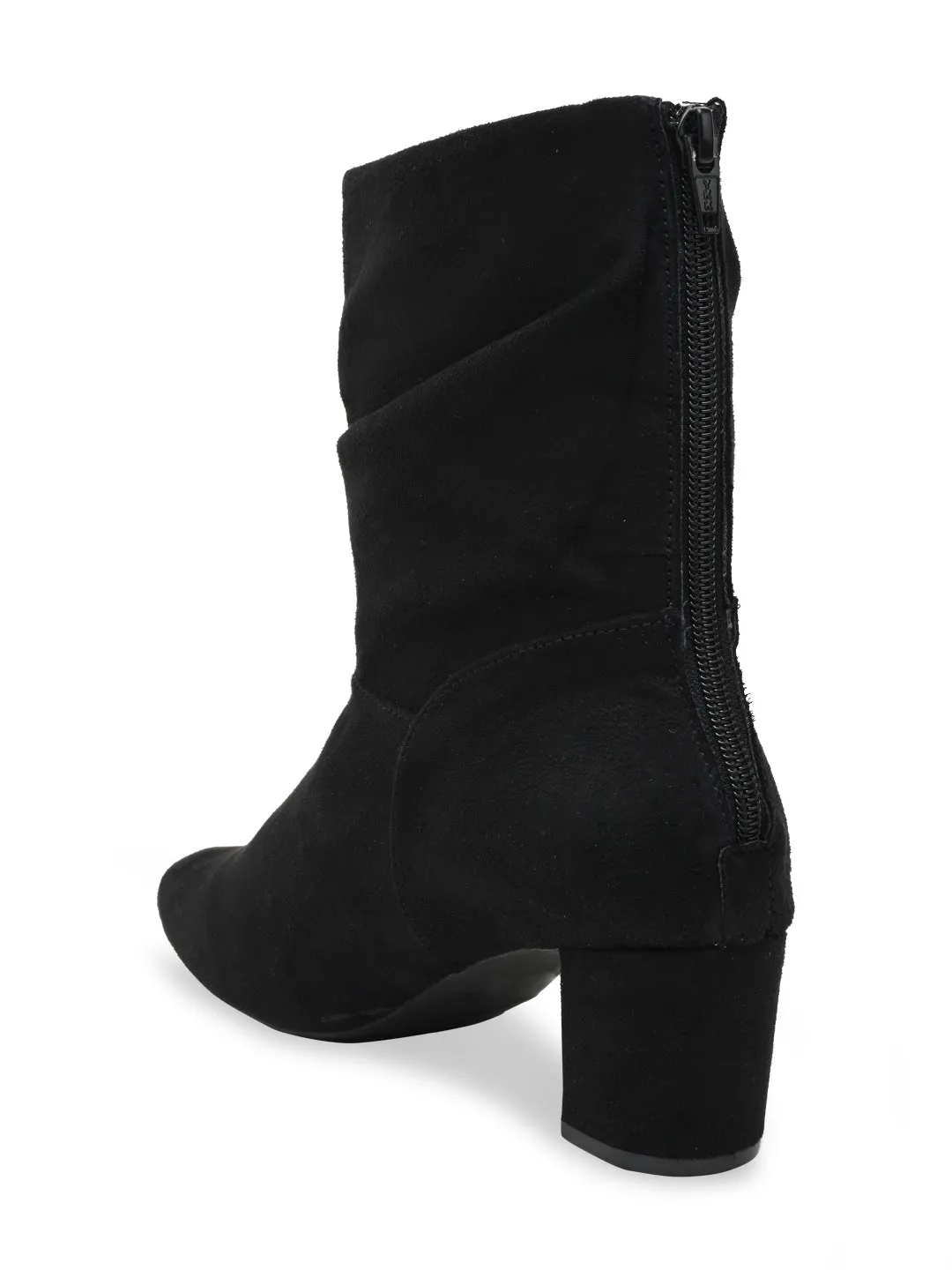 Rocia By Regal Black Women Calf Length Suede Boots Carhartt Work Boots Compared To Brunt