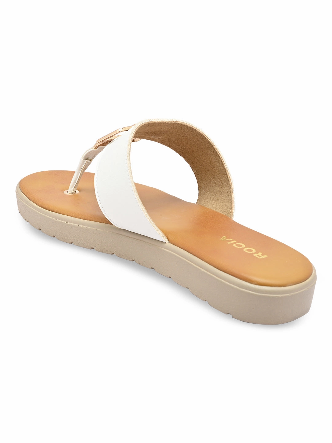 Rocia By Regal White Women Casual Flats Flat Platform Derby Shoes