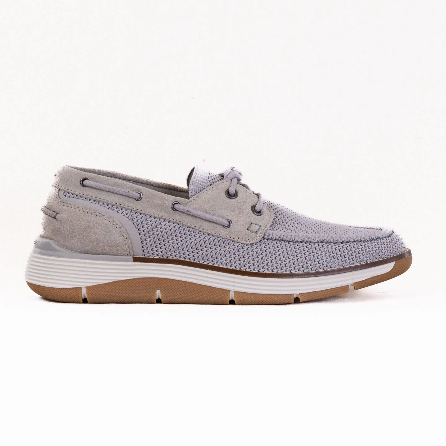 Rockport Lyall Slip-On Casual Boat Shoe (Men's) - Taupe Foams Basketball Shoes