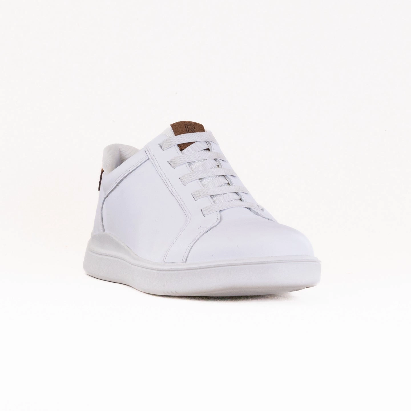 Basketball Shoes Under 150 Rockport Tynnar Step Activated Casual Sneaker (Men's) - White Leather