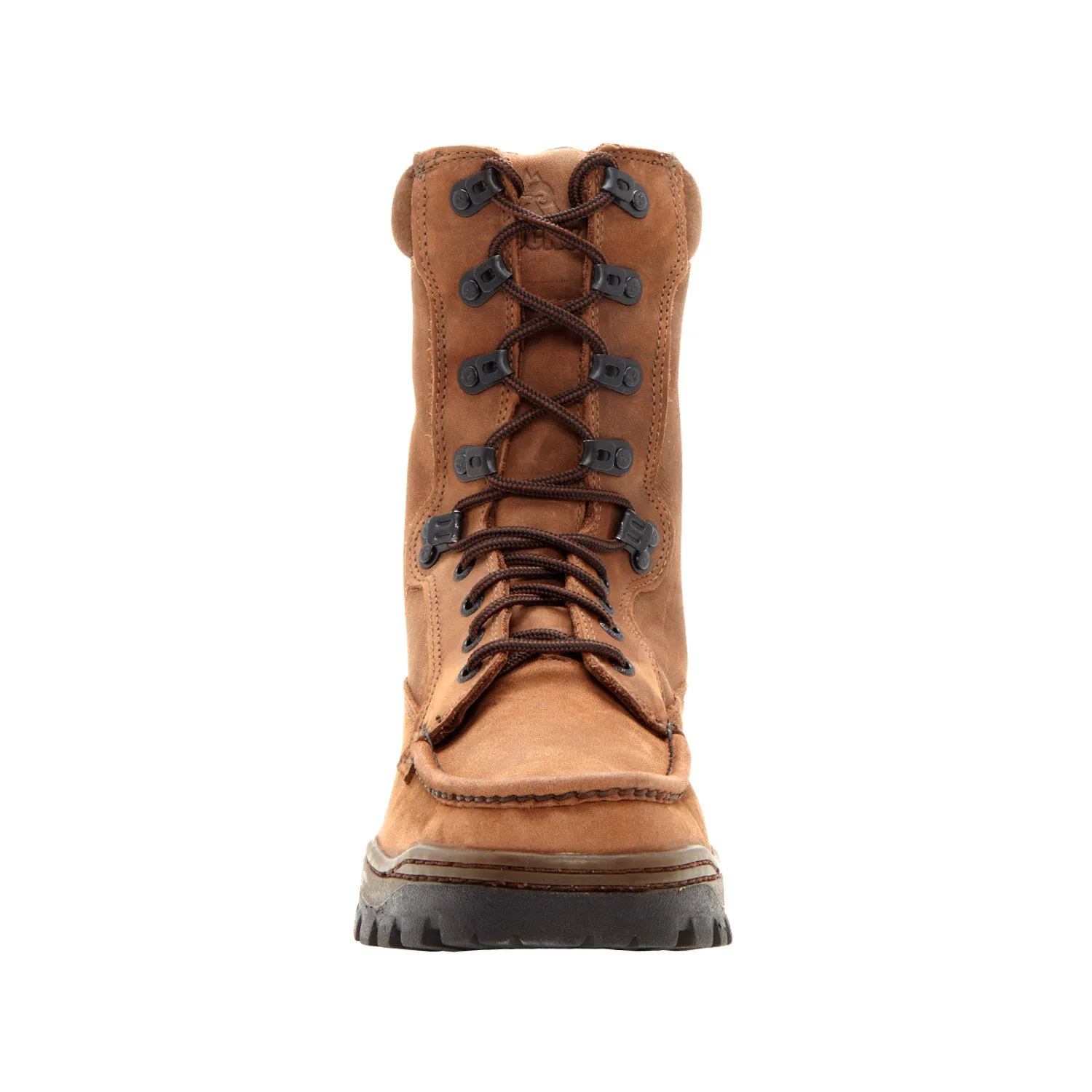 Rocky Mens Light Brown Leather Outback GTX WP Hiking Boots Training Shoes To Jump Higher