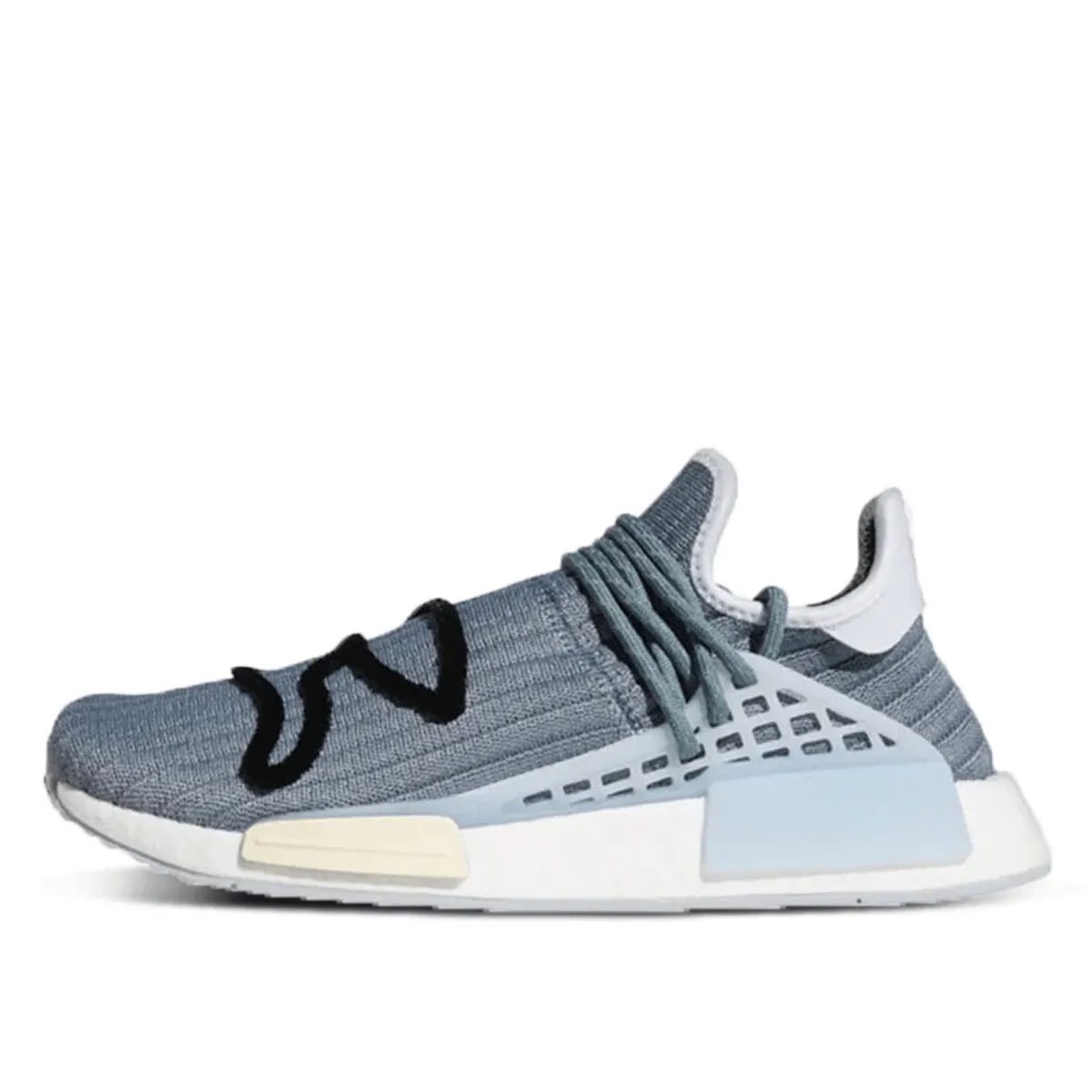 adidas NMD Hu Pharrell x Billionaire Boys Club Running Dog (Grey) Glycerin 20 Neutral Running Shoe