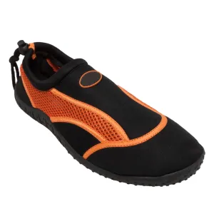 Tecs Children Boys Orange/Black Athletic Water Sneaker Mesh Cross Training Shoes Or Running Shoes