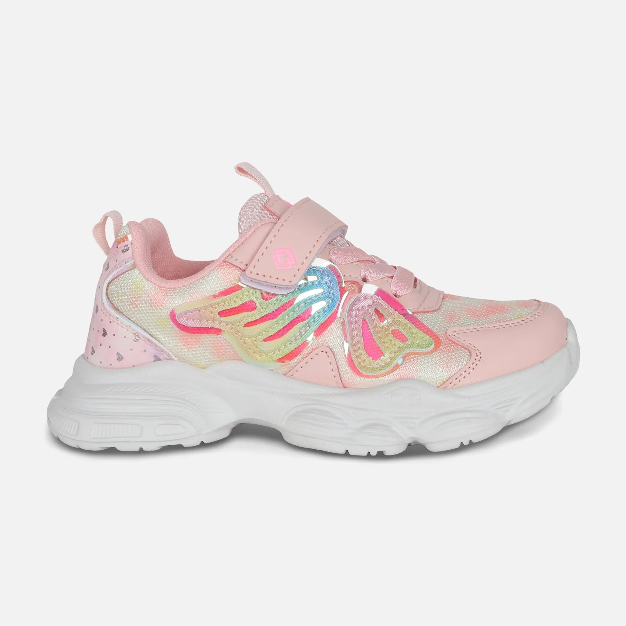 GIRLS SPORTS VELCRO SHOES Good Outdoor Running Shoes