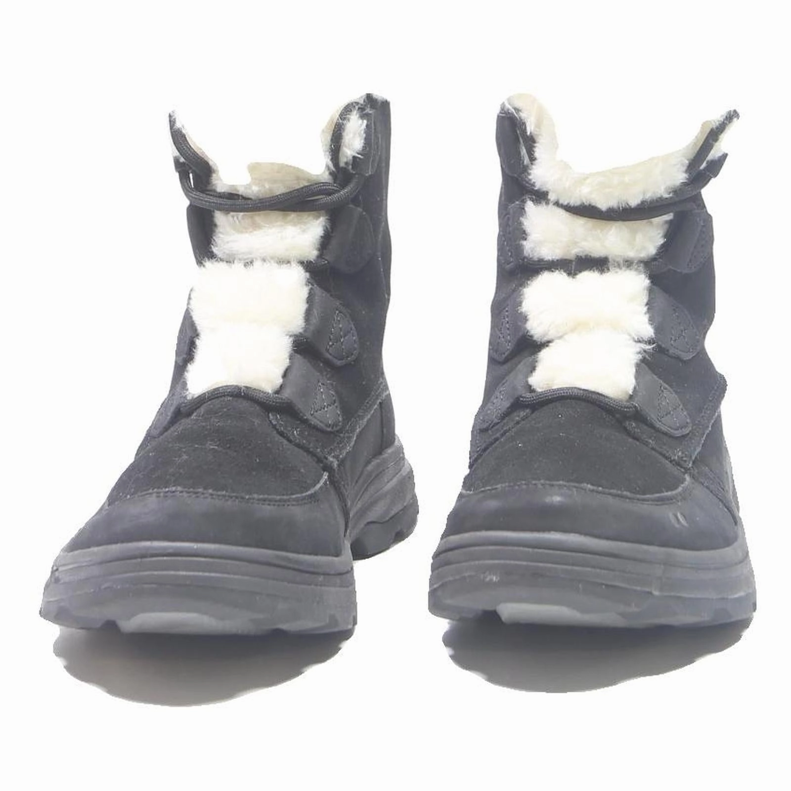 Boots Waterproof Winter RYKA Womens Winter Ankle Boots Black Polyester UK 5 Warm Lined Casual Footwear