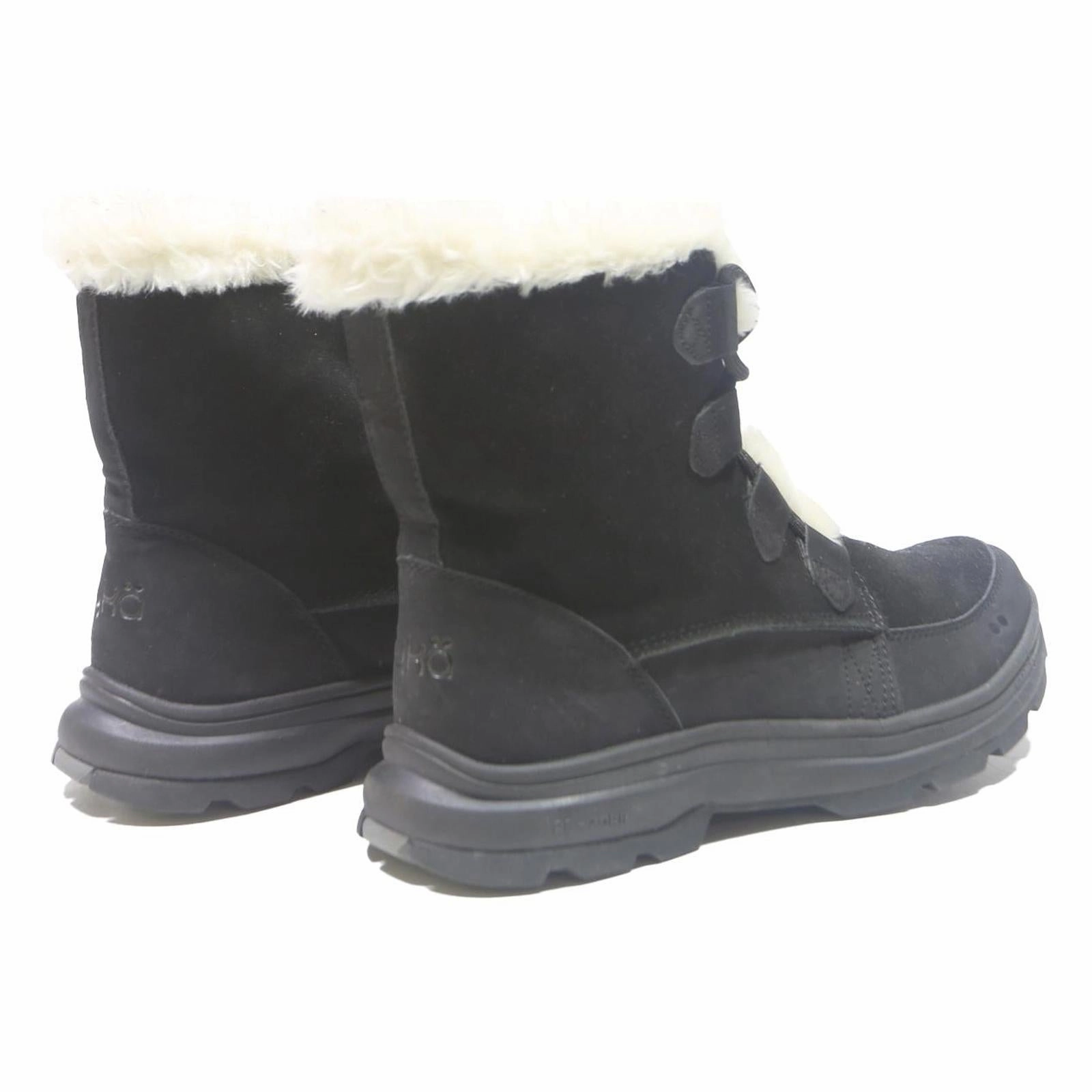 Academy Sports Cowboy Boots RYKA Womens Winter Ankle Boots Black Polyester UK 5 Warm Lined Casual Footwear