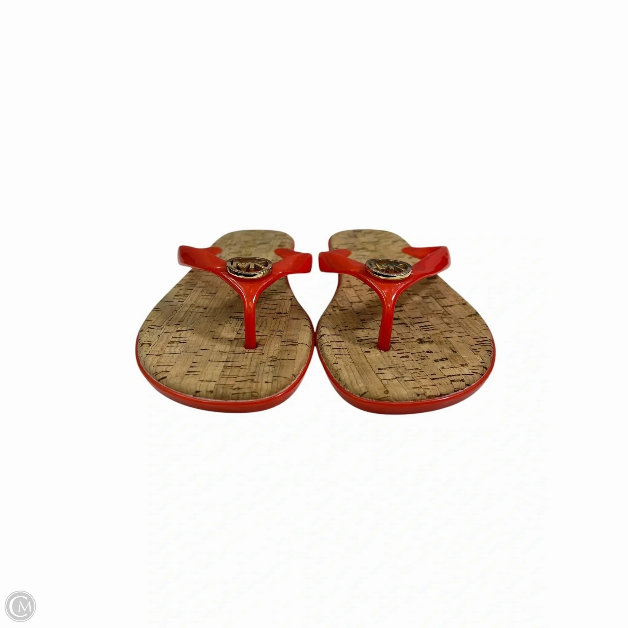 Sandals Flip Flops By Michael Kors In Orange, Size: 7.5 Clark Flip Flops