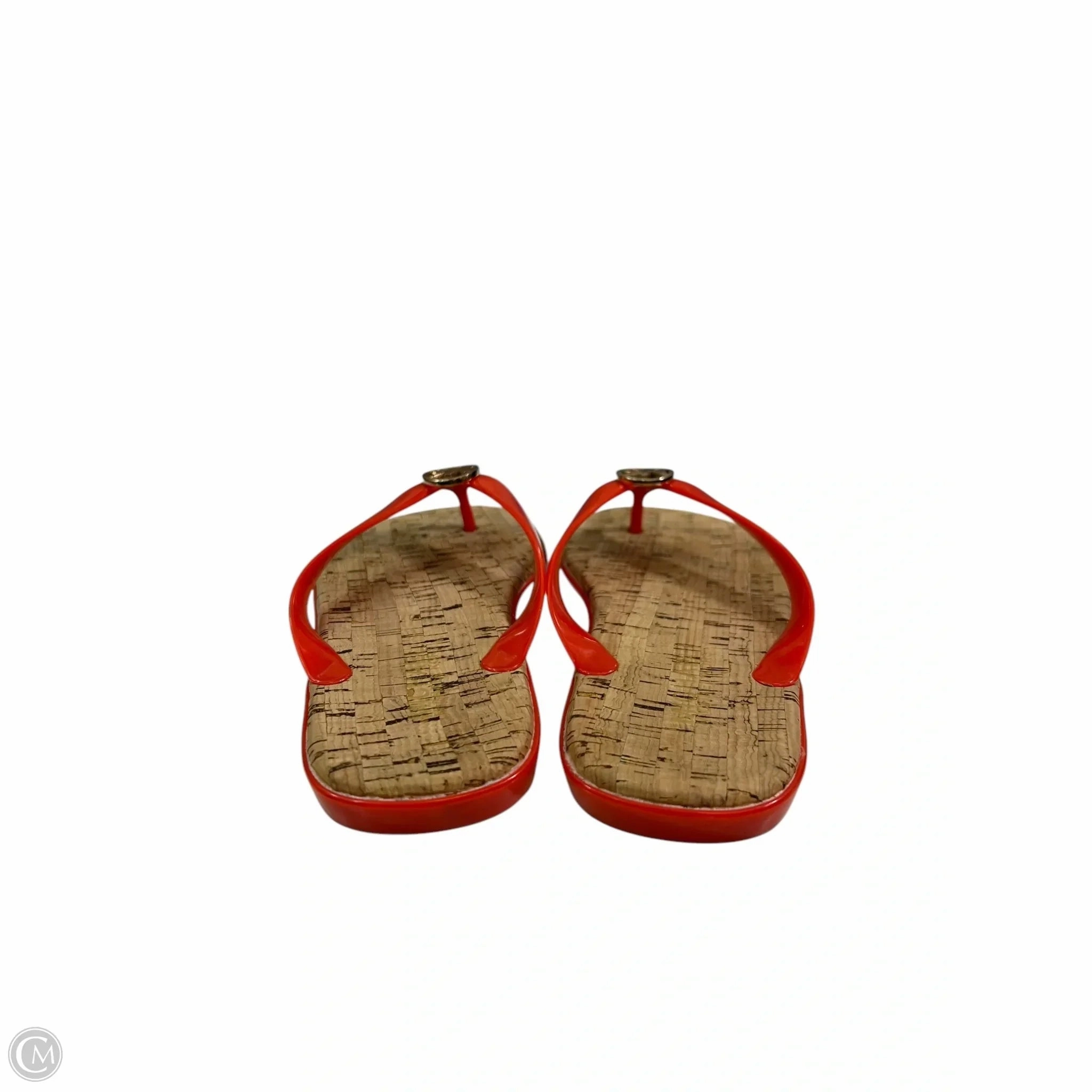 Sandals Flip Flops By Michael Kors In Orange, Size: 7.5 Crocheted Flip Flops