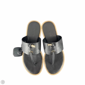 Sandals Flip Flops By Vince In Black, Size: 6.5 Flip Flops For Thick Feet