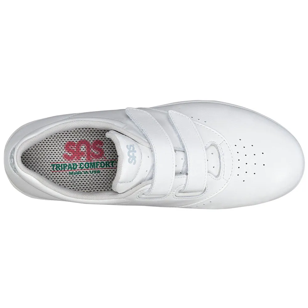 SAS Me Too White Leather (Women's) Running Shoes For Training And Racing