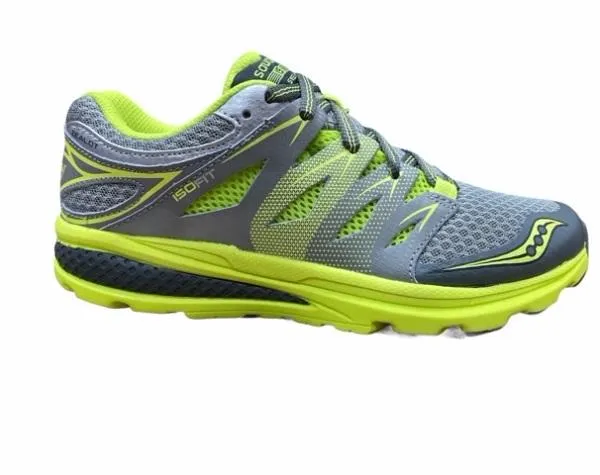 Running Shoes At Sporting Goods Saucony scarpa da corsa da ragazzo Zealot 2 SY55518 grigio verde