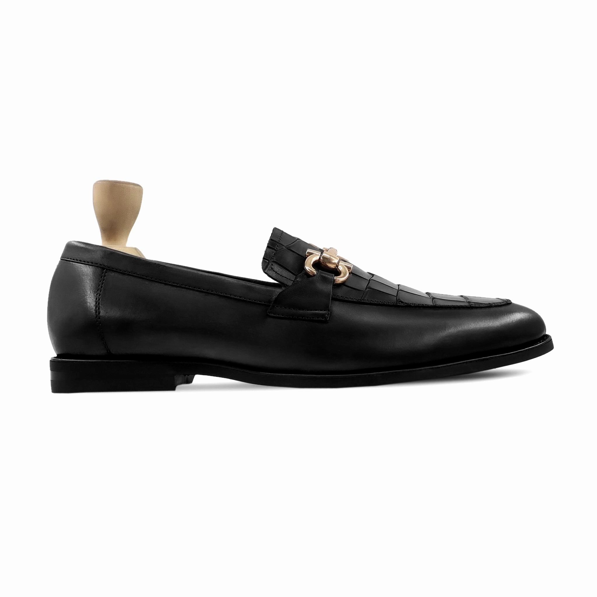 Emporio Armani Loafers Scott - Men's Black Calf Leather Loafer