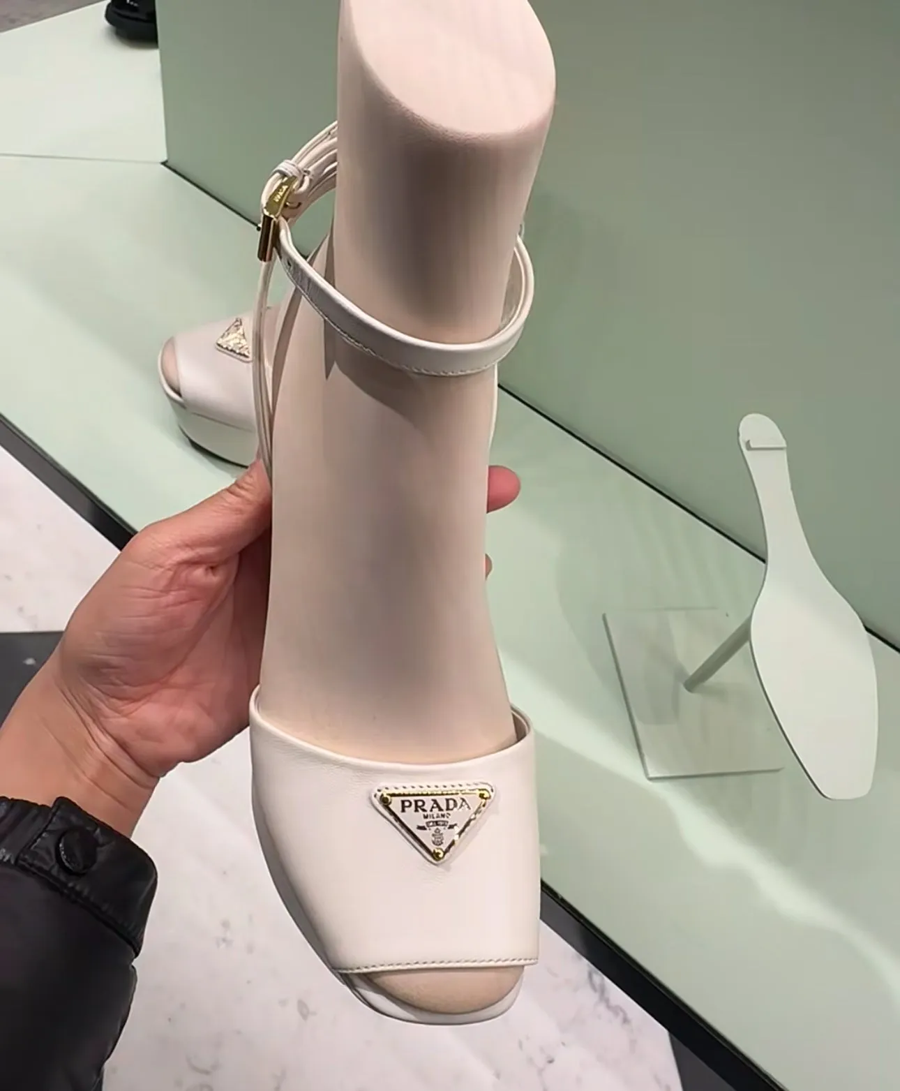 SE1694 Prada Nappa Leather Platform Sandals / Size5-11 Sandals With The Best Support