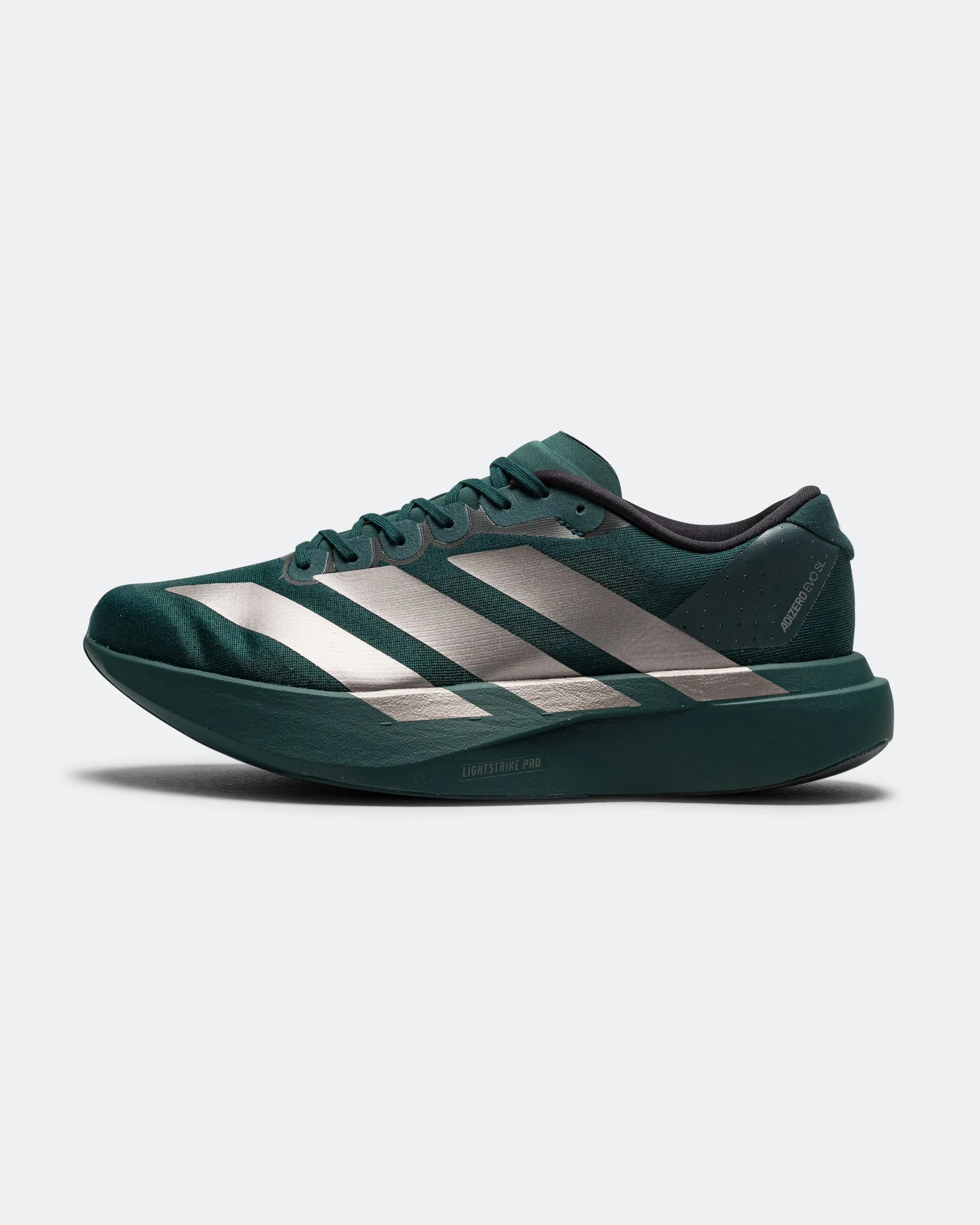 Adizero Evo SL - Aurivy/Taupe Oxide-Iron Metallic Gear Light Up Sneakers