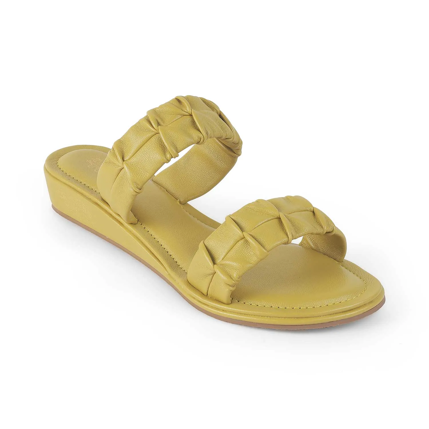 Tresmode Belo Green Women's Casual Small Wedge Sandals Amy Adams In Heels