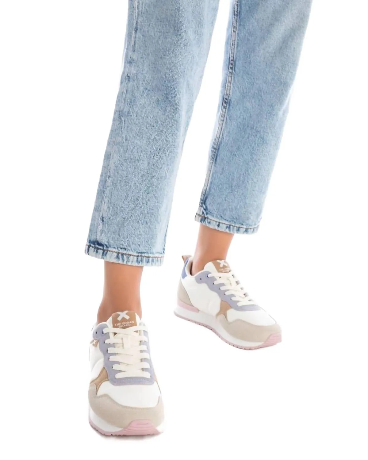 Canvas Tennis Sneakers Women's Sneakers In Beige