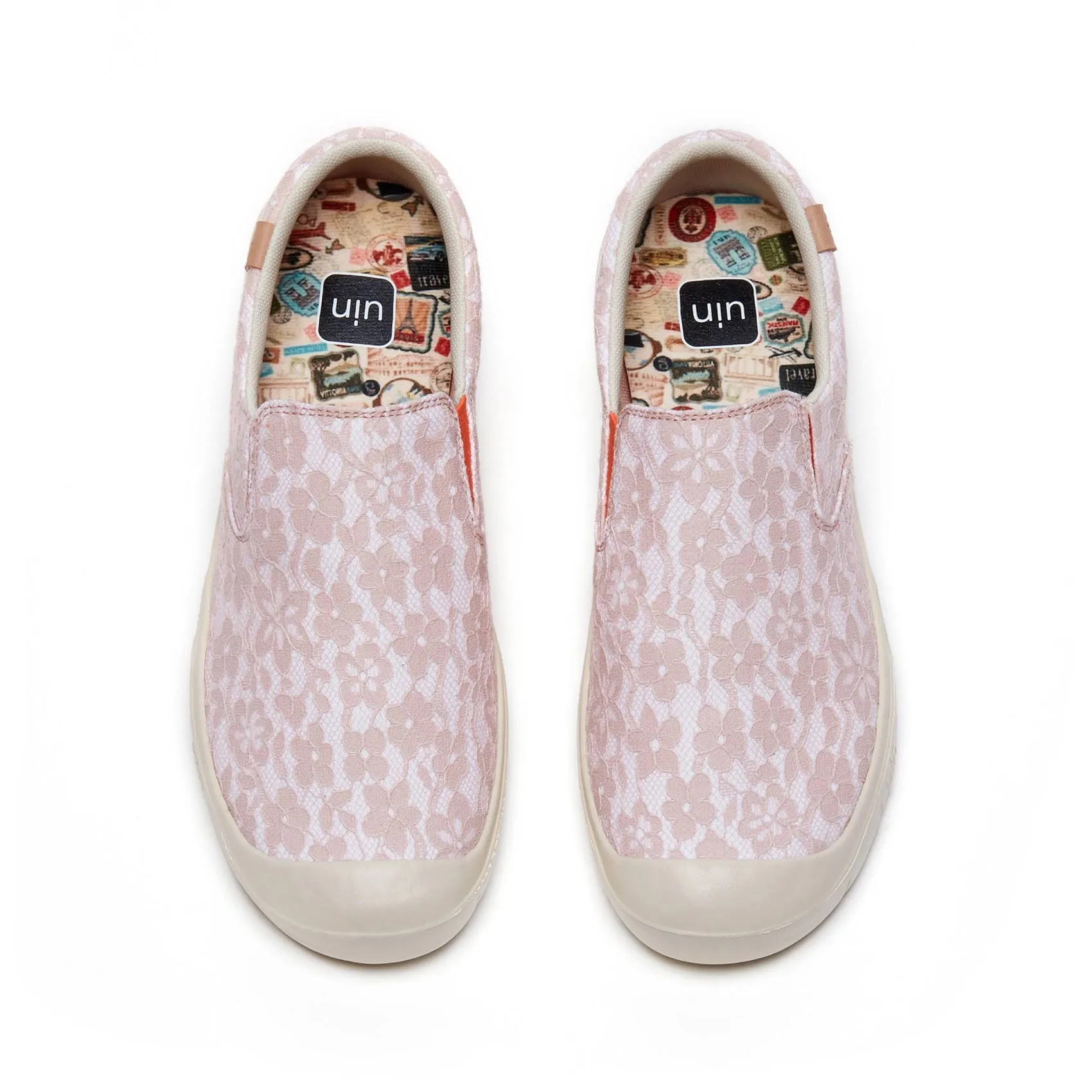 Pink Lace Cadiz I Women Silver Sneakers Kaiser