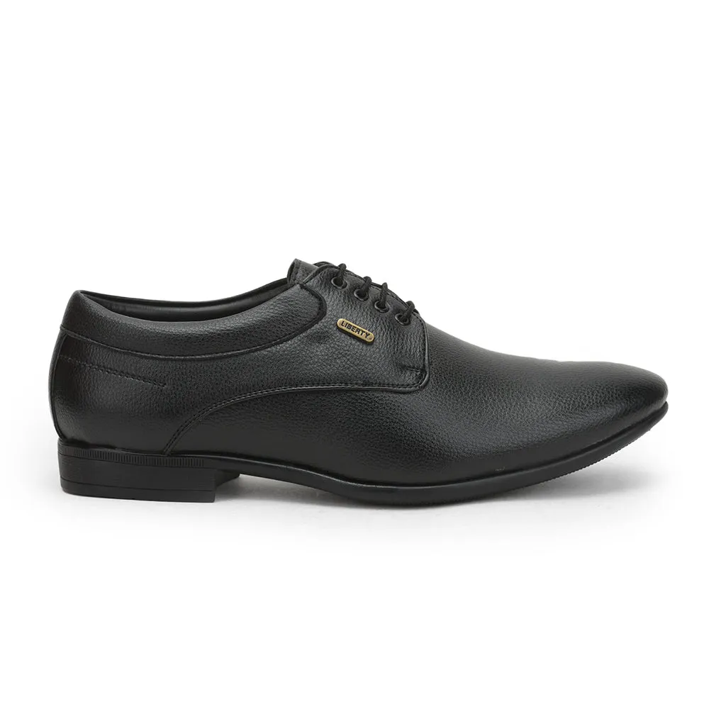 Fortune (Black) Formal Lace Up Derby Shoes For Men HOL-110 By Liberty Dockers Non Slip Dress Shoes