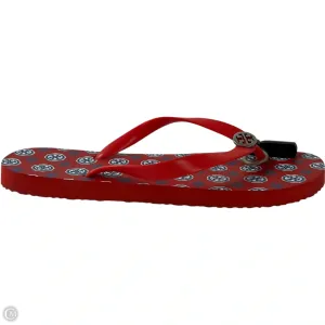 Sandals Designer By Tory Burch In Red, Size: 10 Flip Flops Decorations