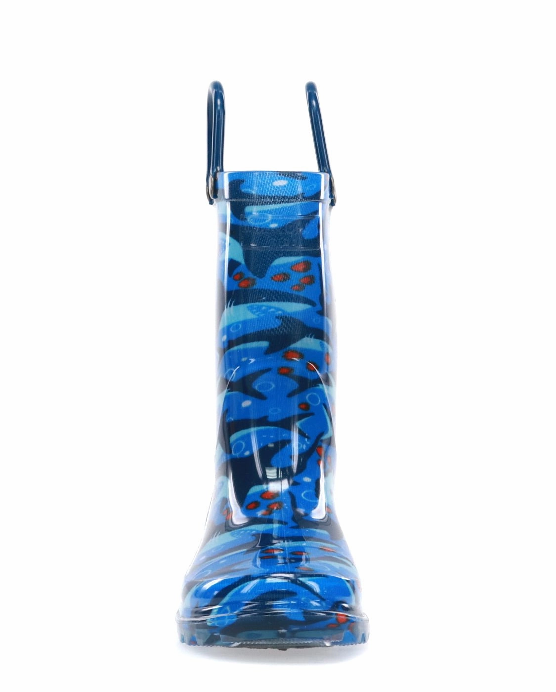 Kids Shark Chase Lighted Rain Boot - Blue Boots To Wear With Wedding Dress