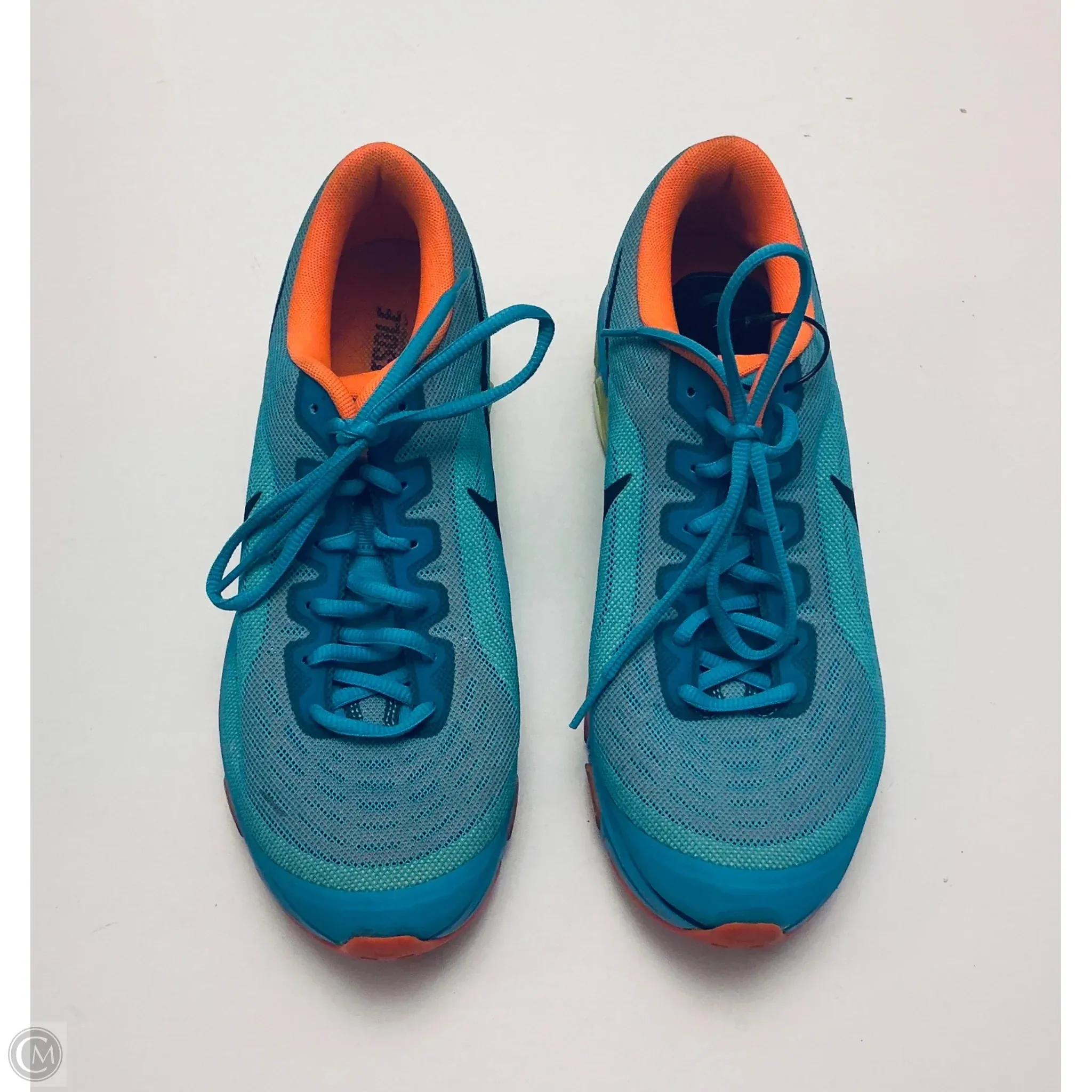 Nike Leopard Running Shoes Shoes Athletic By Nike In Blue, Size: 10