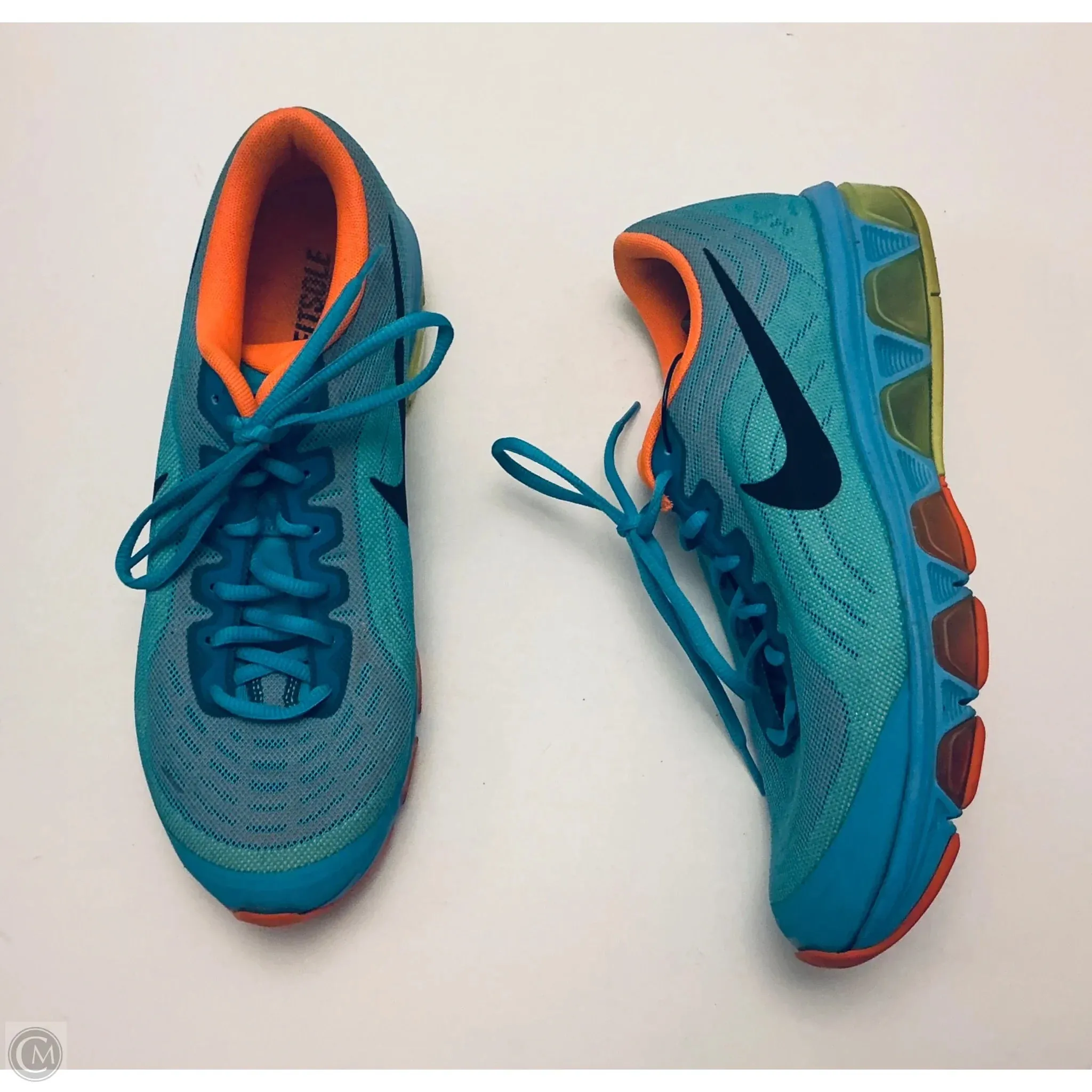 Shoes Athletic By Nike In Blue, Size: 10 Offwhite Nike Shoes