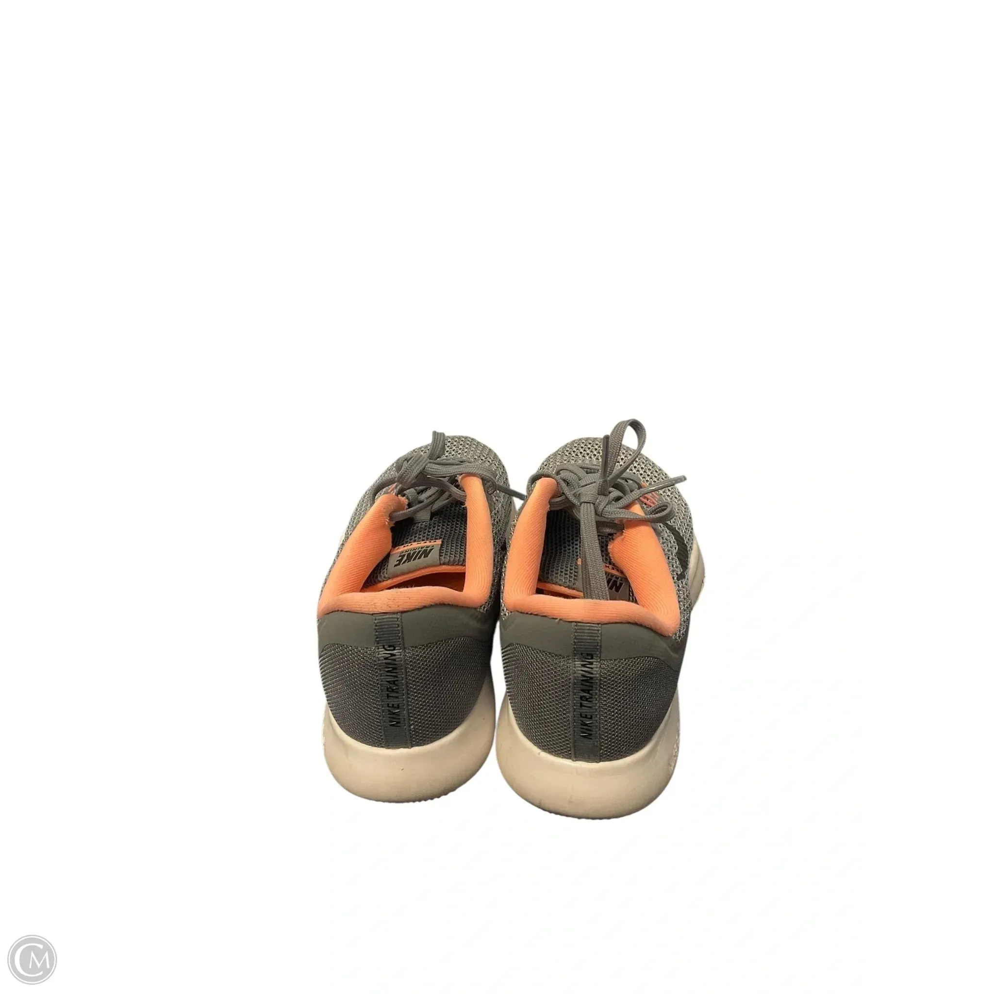 Flower Nike Shoes Shoes Athletic By Nike In Grey, Size: 7