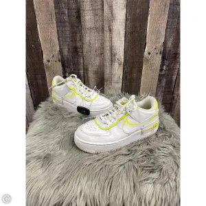 Nike Sb Dunk Low Pro Shoes Shoes Athletic By Nike In White & Yellow, Size: 7.5