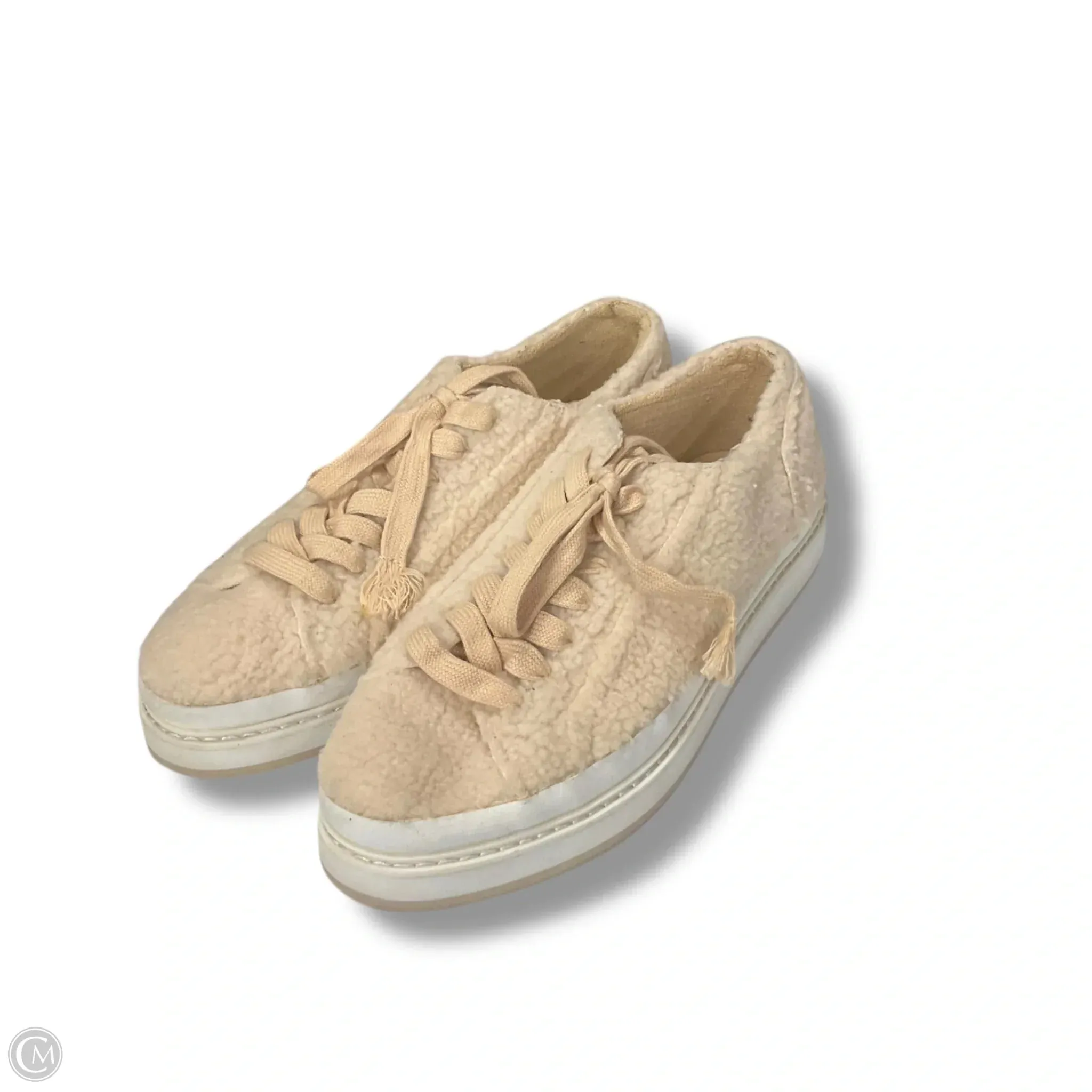 Shoes Sneakers By Zara Women In Cream, Size: 9 Stretch Laces For Sneakers