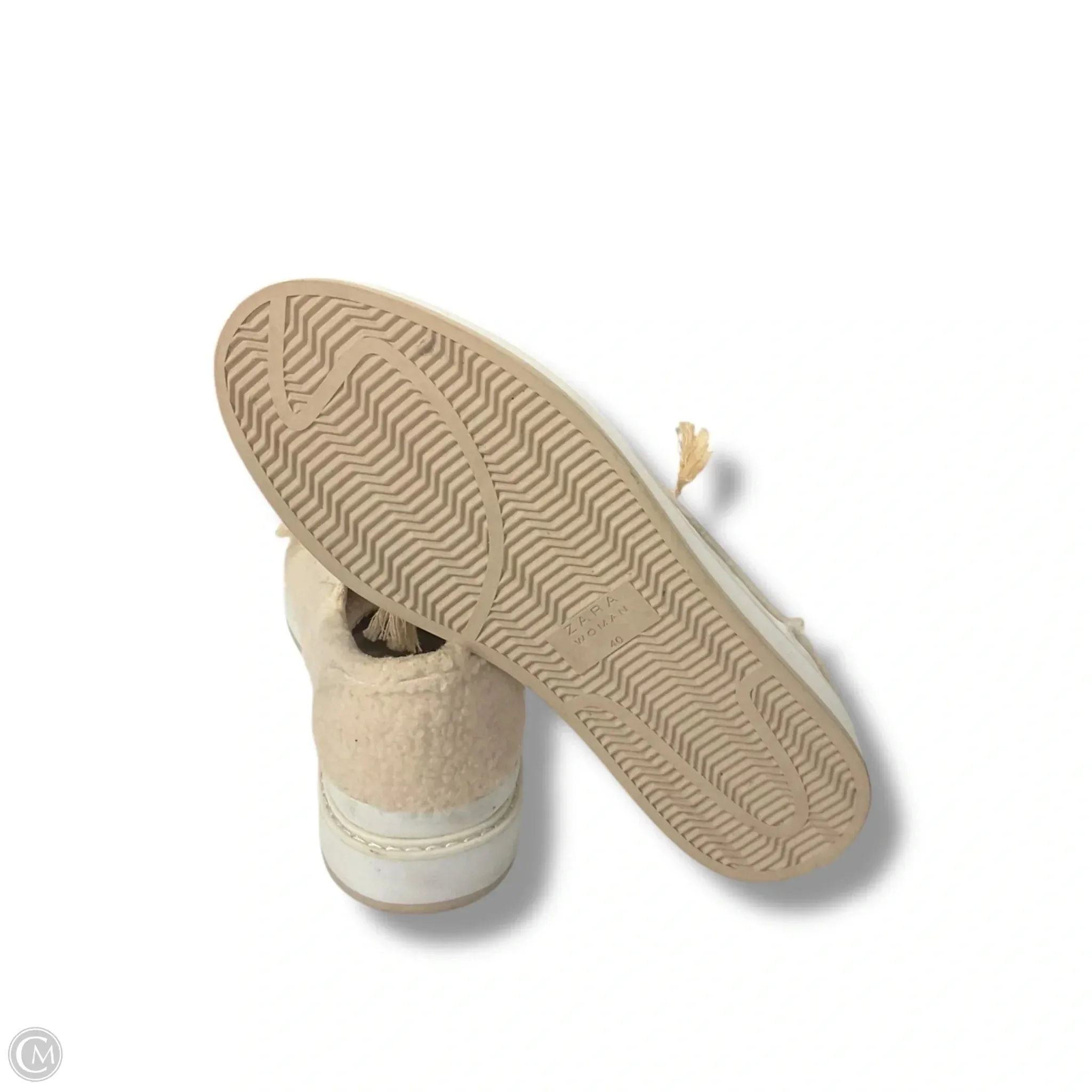 Tall City Sneakers Shoes Sneakers By Zara Women In Cream, Size: 9