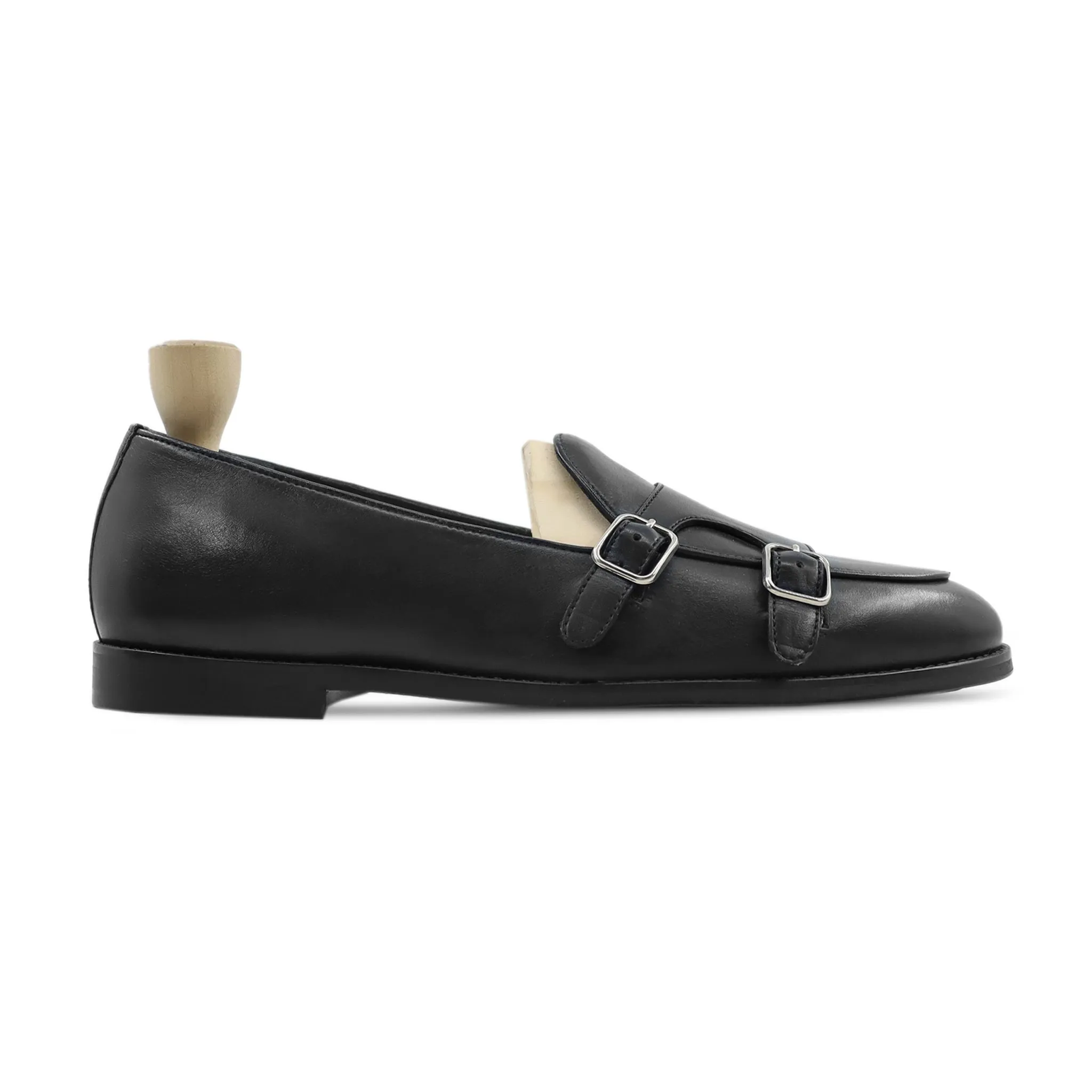 Silver Loafers Metallic Siedlce - Men's Black Calf Leather Loafer
