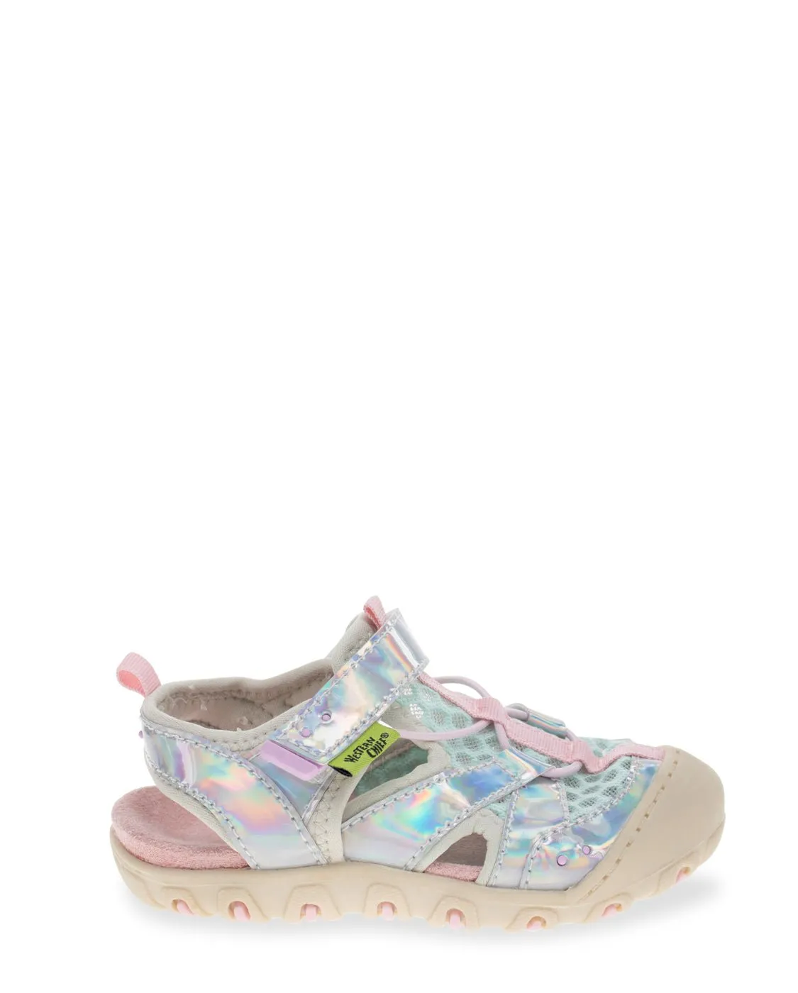 Kids Beachcomber Sandal - Iridescent Flat Sparkle Sandals