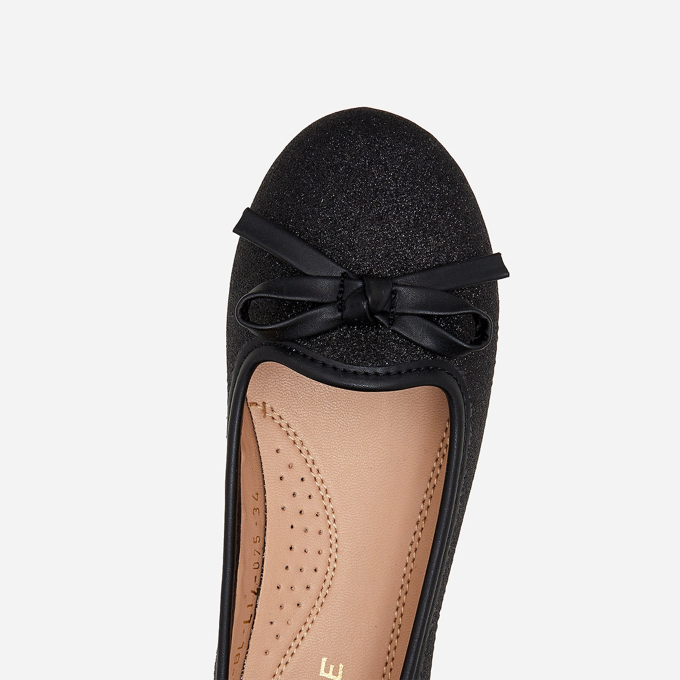 Earth Sneakers Girls Ballets with Ribbon Bow