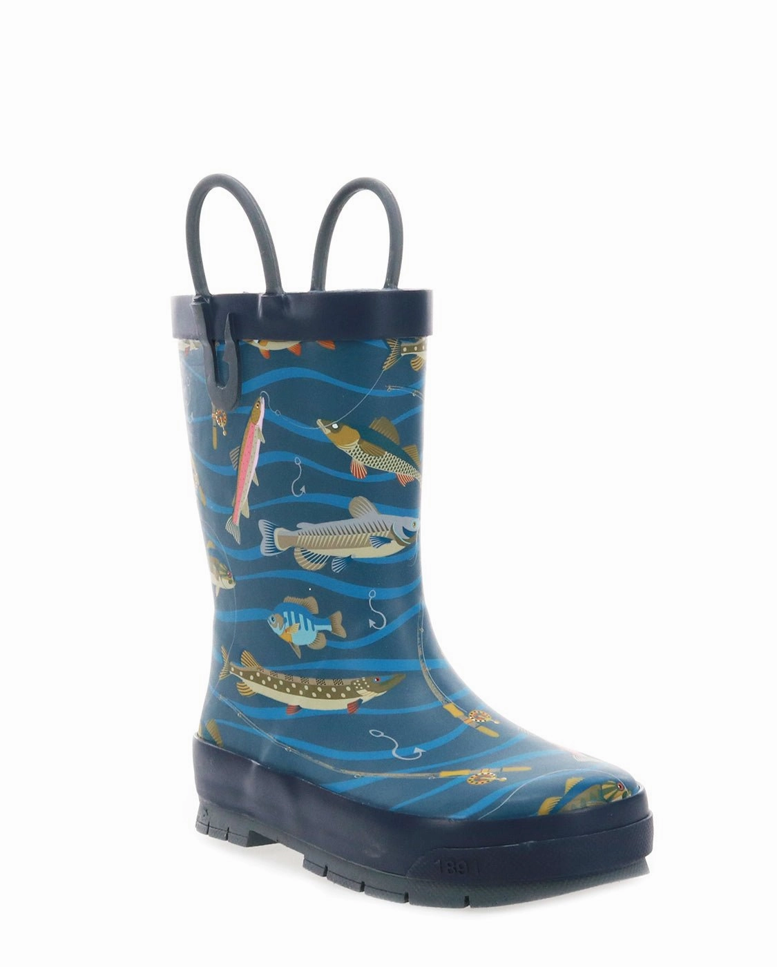 Kids Gone Fish'n Rain Boot - Navy Boots Italien
