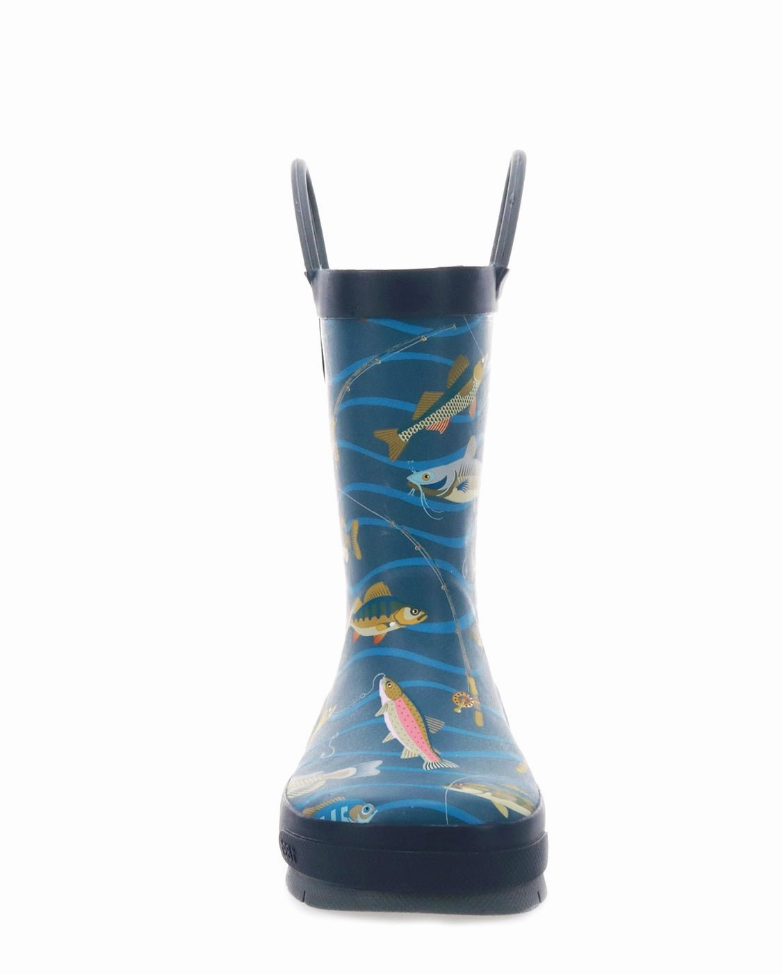 Boots - Steel Toe Kids Gone Fish'n Rain Boot - Navy