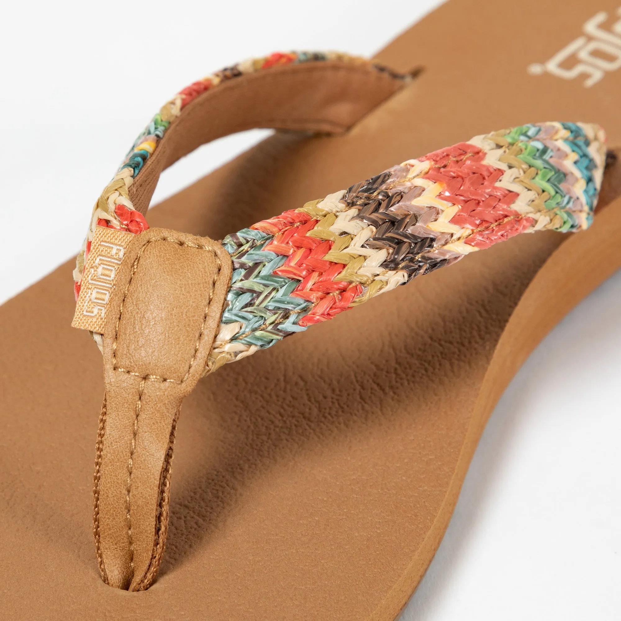 Puff Slip On Shoe Flojos&reg; Juno Weave Flip Flops