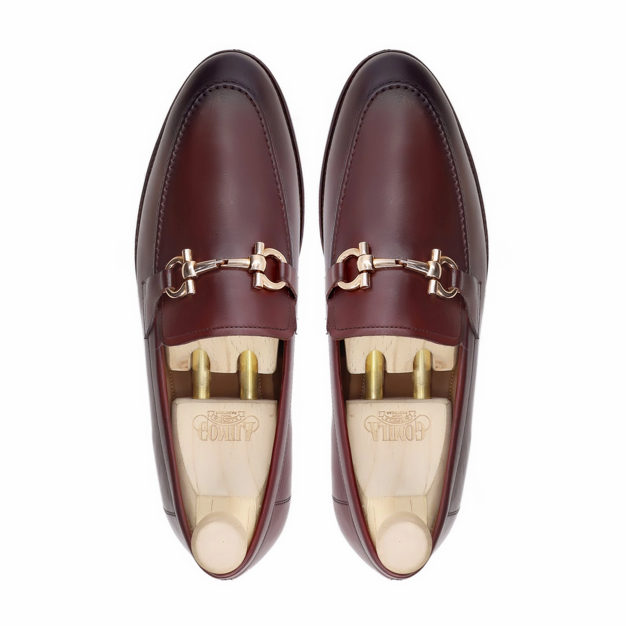 Square Toe Loafers Essen - Men's Oxblood Calf Leather Loafer