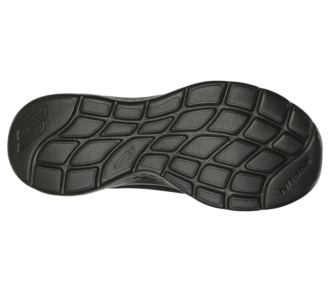 Embroidered Flat Shoes SKECHERS GO RUN LITE - INERTIA - 129425 - BBK