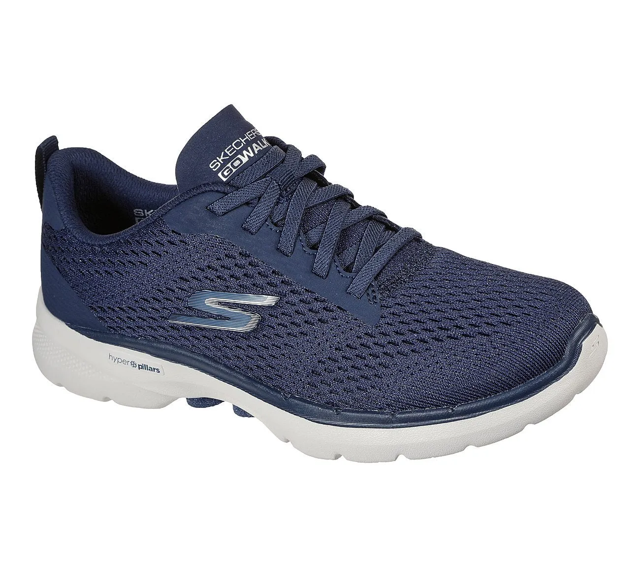 Shop Basketball Shoes Near Me SKECHERS GO WALK 6 - BOLD VISION - 124512 - NVW